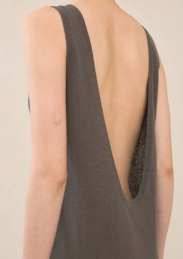 Lauren Manoogian U Tank Dress - Coal