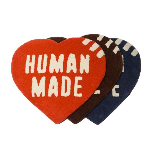 HUMAN MADE Heart Rug red HUMAN MADE HEART RUG MEDIUM RED