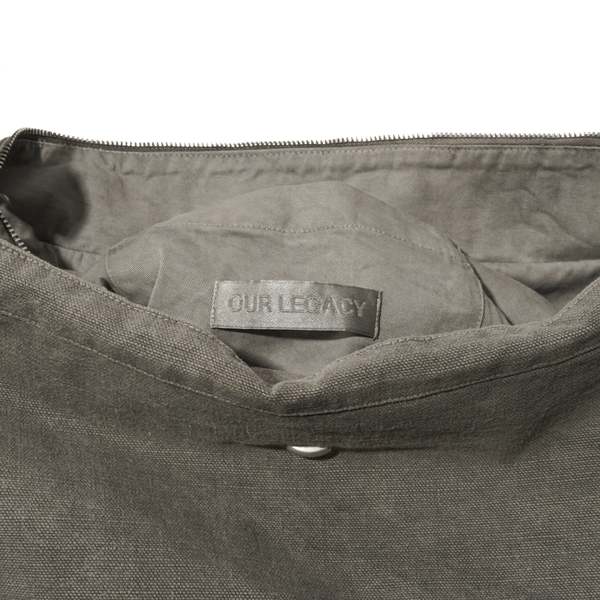 Our Legacy SHIP BAG - ATTIC CARBON WASH CANVAS | Garmentory