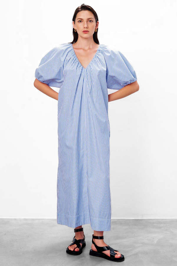 Mara Hoffman Alora Dress - Blue/White Mara Hoffman Alora Dress - Blue/White