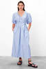 Mara Hoffman Alora Dress - Blue/White - Thumbnail 2