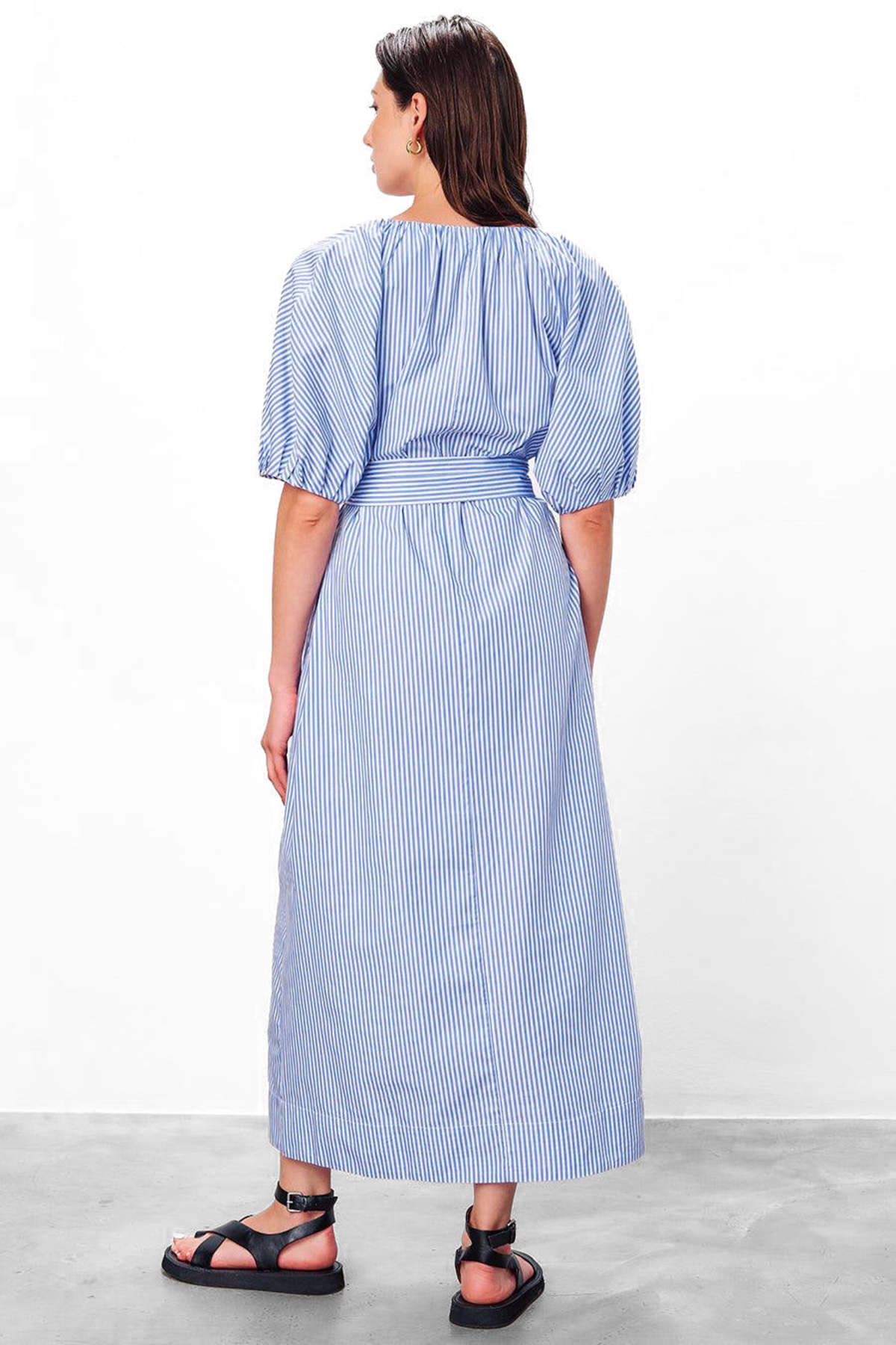 Mara Hoffman Alora Dress - Blue/White - Image 4 of 5