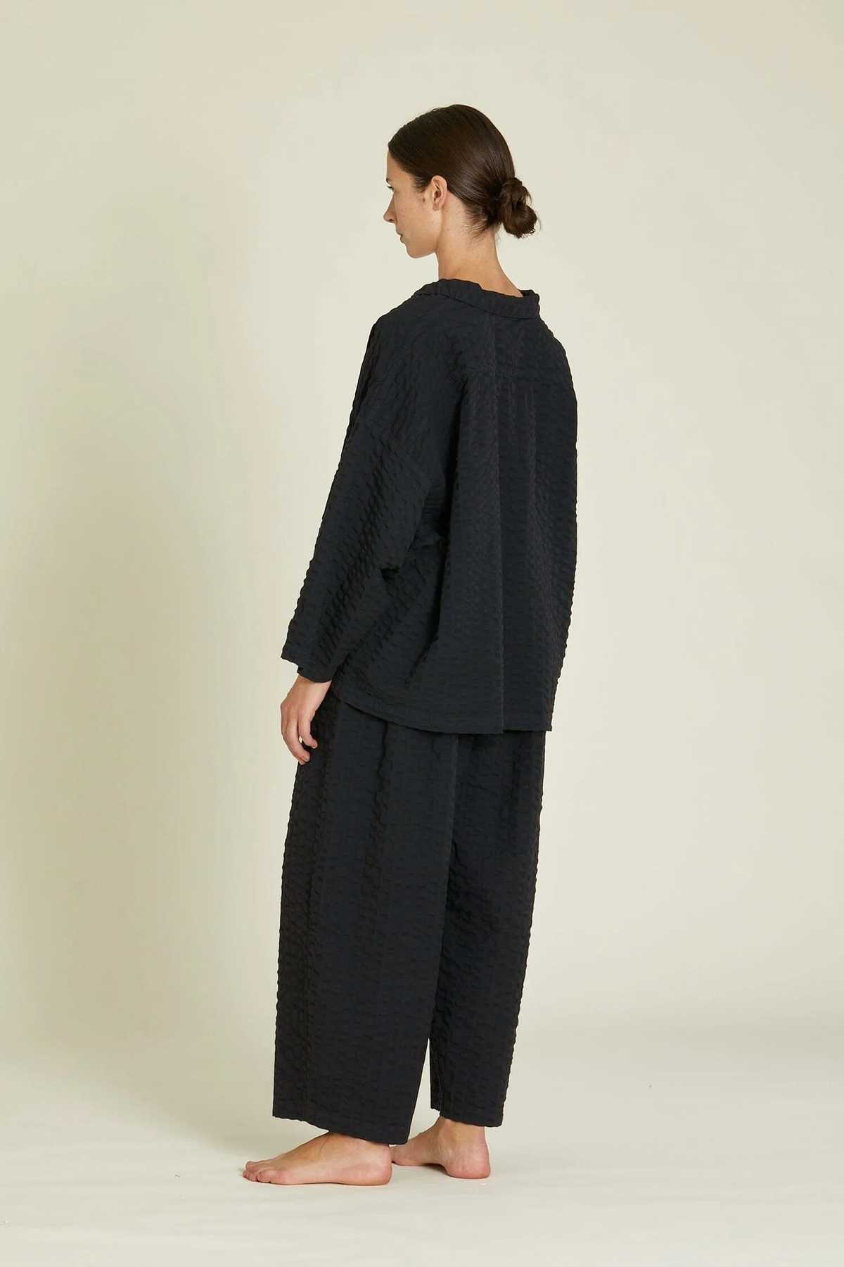 Black Crane Chelsea Collared Shirt - Black - Image 4 of 5