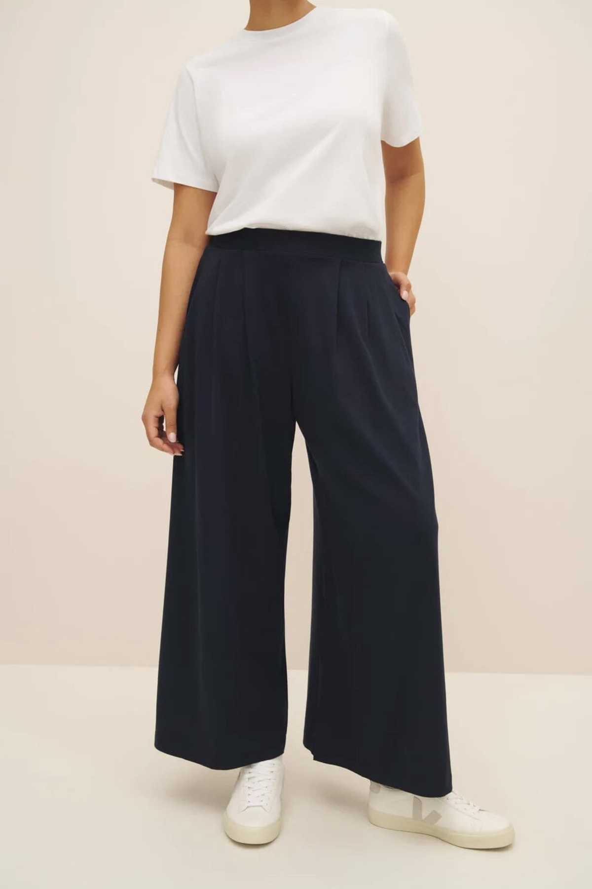 Kowtow Drape Pant - Navy - Image 2 of 6