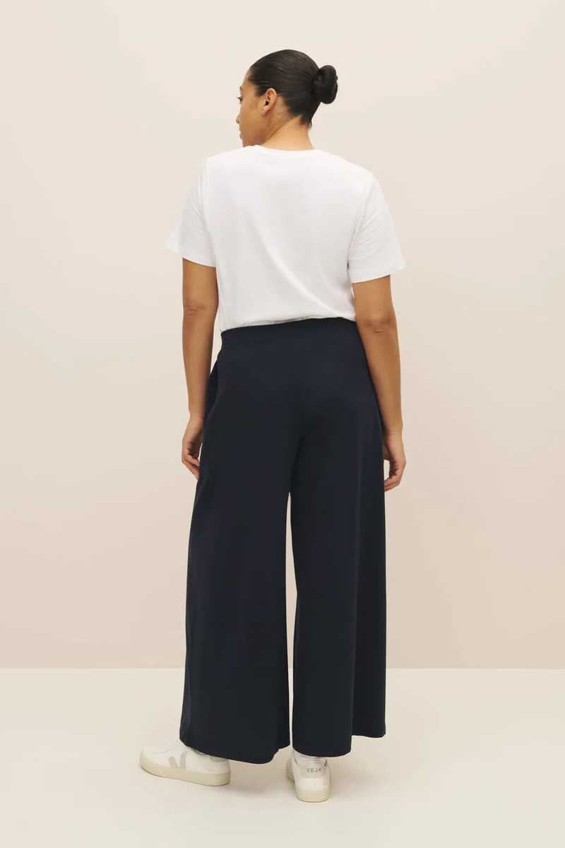 Kowtow Drape Pant - Navy