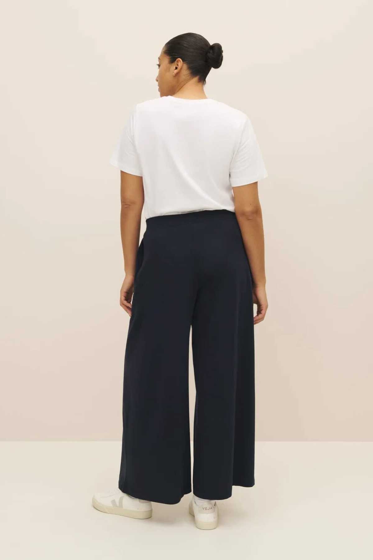 Kowtow Drape Pant - Navy - Image 5 of 6