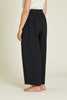 Black Crane Wide Pants - Black - Thumbnail 3