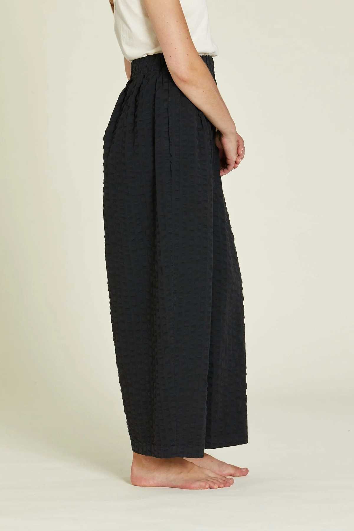 Black Crane Wide Pants - Black - Image 4 of 7