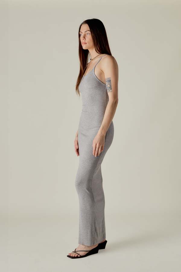 TERNE TERNE TANK MAXI DRESS - HEATHER GREY | Garmentory
