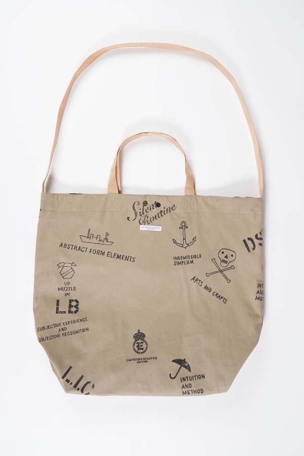Engineered Garments Carry All Tote - Multi Color Triangle
