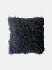 Erica Tanov Baby Alpaca Shag Pillow - Charcoal - Thumbnail 1
