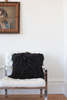 Erica Tanov Baby Alpaca Shag Pillow - Charcoal - Thumbnail 3