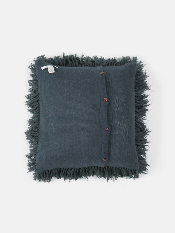 Erica Tanov Baby Alpaca Shag Pillow - Ocean