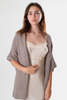 Erica Tanov Cotton Kimono Cardigan - Doe - Thumbnail 9