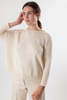Erica Tanov Cotton Rollneck Sweater - Natural - Thumbnail 10