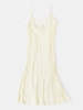 Erica Tanov Greta Silk Slip Dress - Ivory - Thumbnail 1