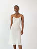 Erica Tanov Greta Silk Slip Dress - Ivory - Thumbnail 7