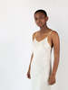 Erica Tanov Greta Silk Slip Dress - Ivory - Thumbnail 8