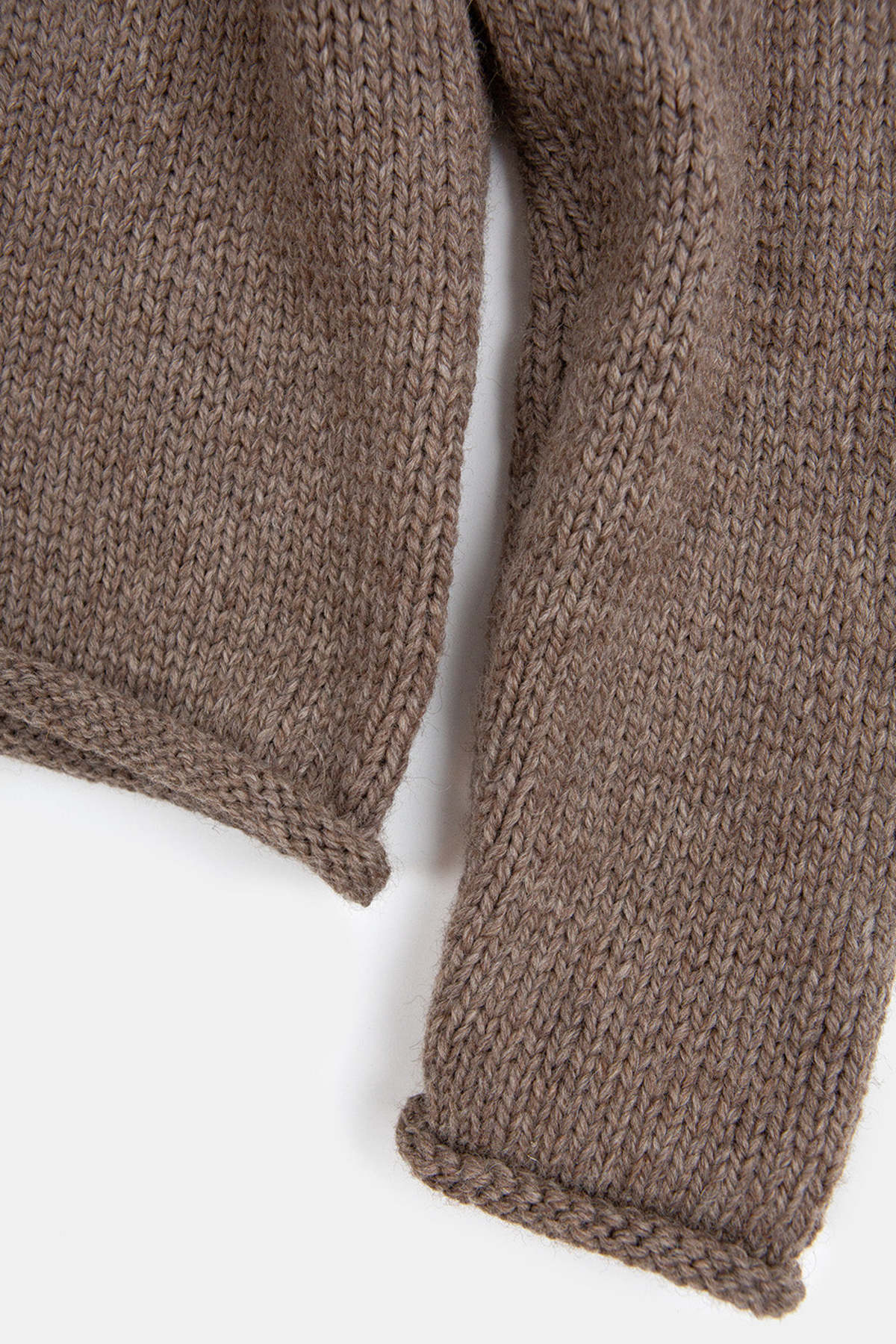 Erica Tanov Highland Wool Turtleneck Mushroom Garmentory