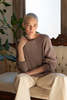 Erica Tanov Pima Cotton Ribbed Pullover - Haze - Thumbnail 1