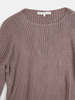 Erica Tanov Pima Cotton Ribbed Pullover - Haze - Thumbnail 5