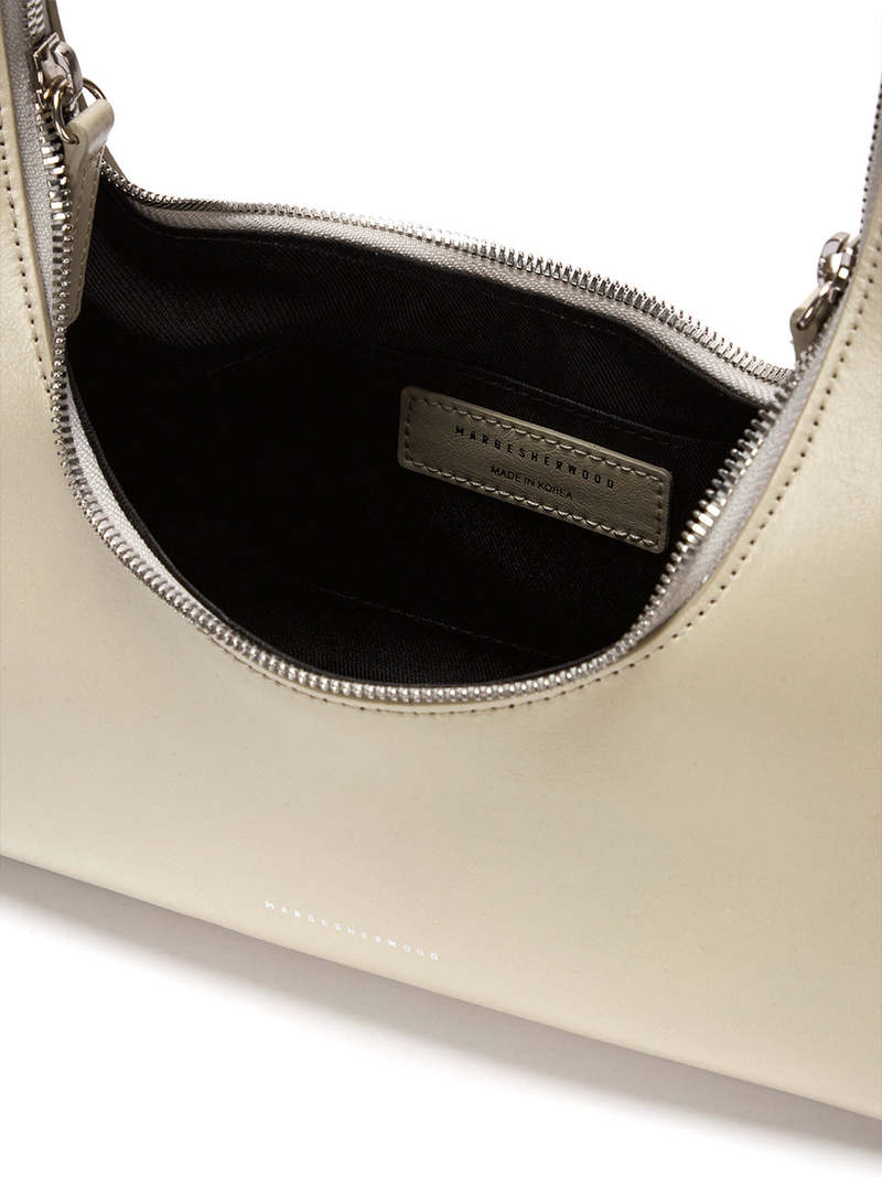 [Margesherwood] ☆ / HOBO SHOULDER / beige crinkle Hobo Shoulder Bag