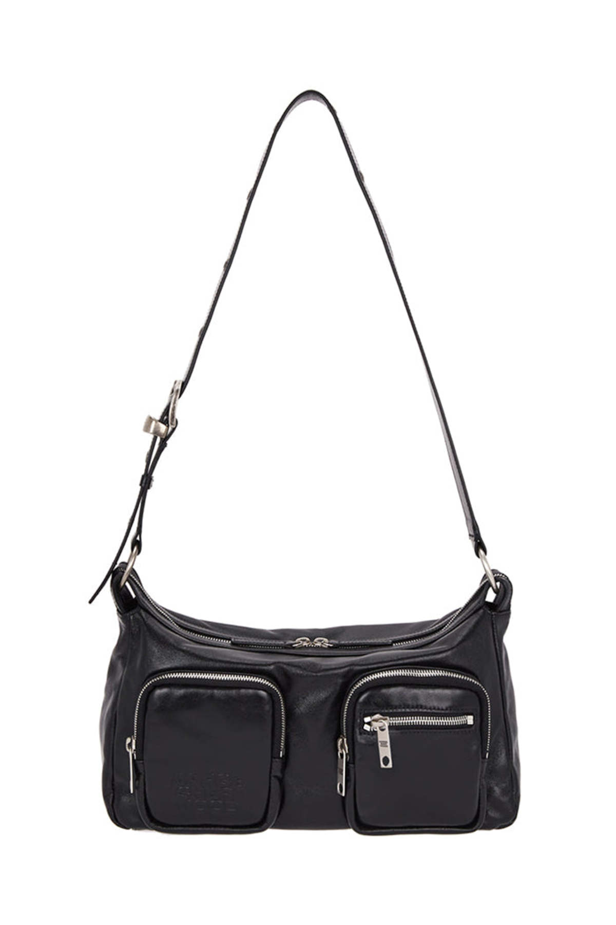 Marge Sherwood OUTPOCKET HOBO - GLOSSY BLACK - Image 6 of 9