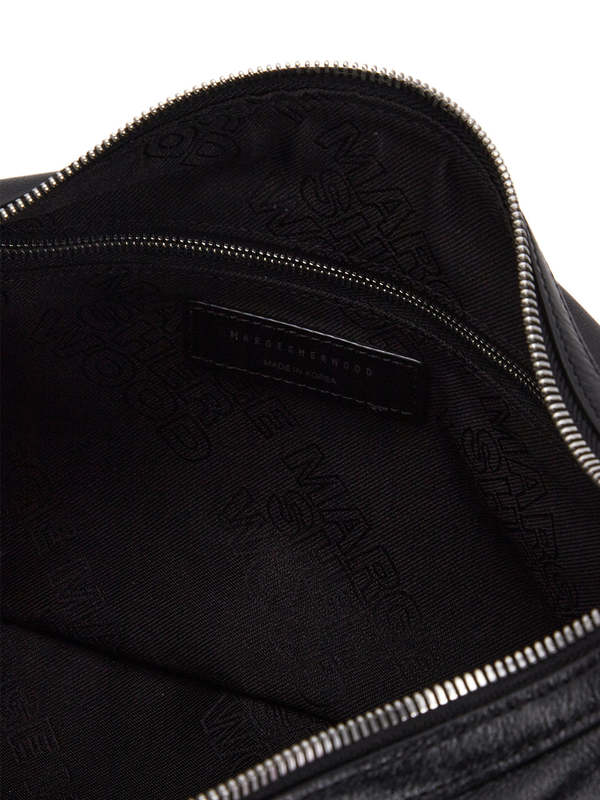 Marge Sherwood OUTPOCKET HOBO - GLOSSY BLACK