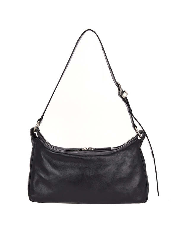 Marge Sherwood OUTPOCKET HOBO - GLOSSY BLACK