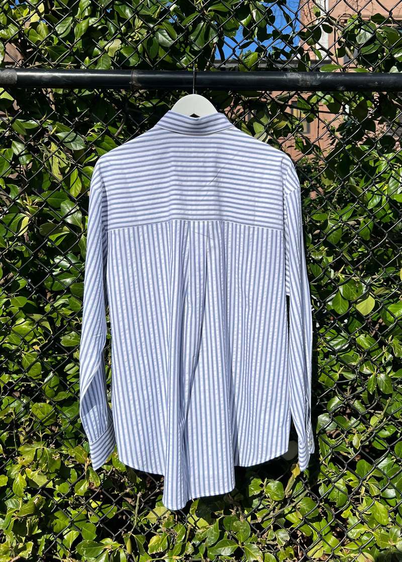 Nary Oversized button down - Blue/White