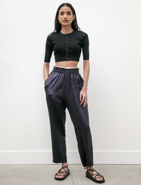 Camiel Fortgens Cu Cu Pants - Silk Navy | Garmentory