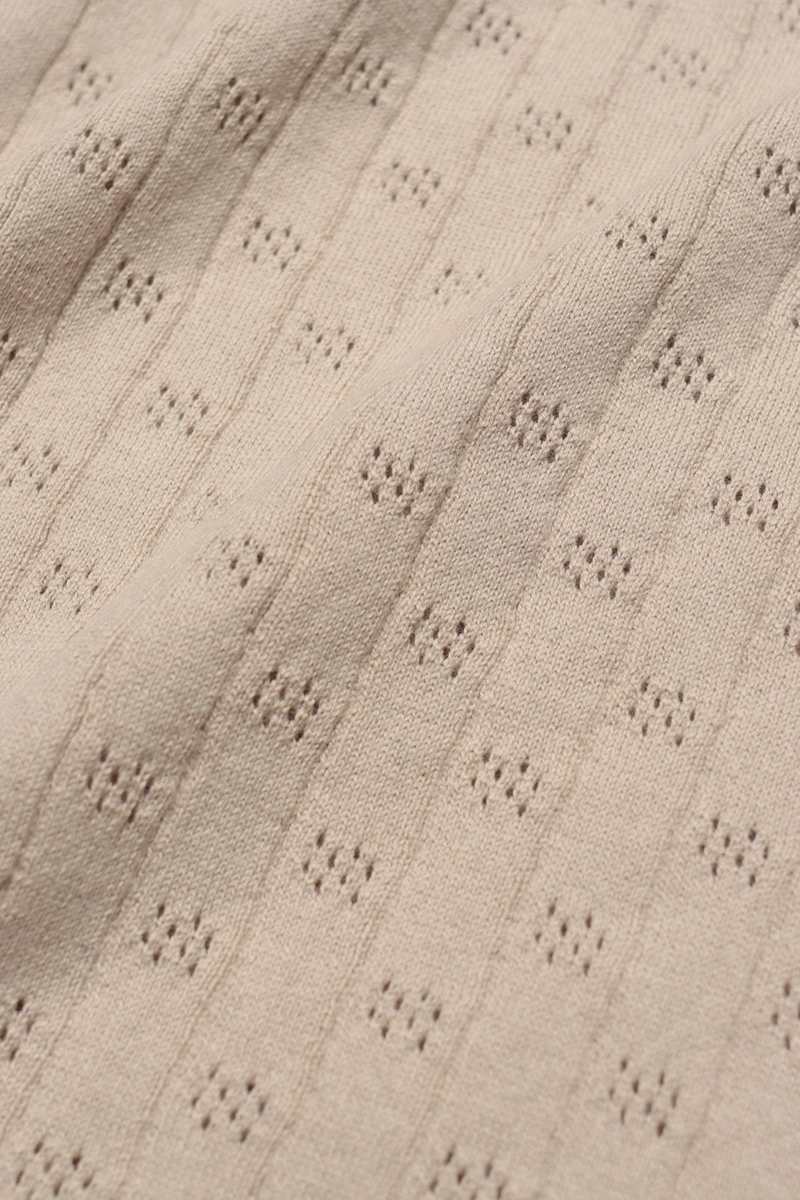 Far Afield Jacobs Lace Polo - Peyote Sand Far Afield Jacobs Lace Polo - Peyote Sand