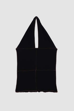 Baserange Cinder Halter Top - Black | Garmentory