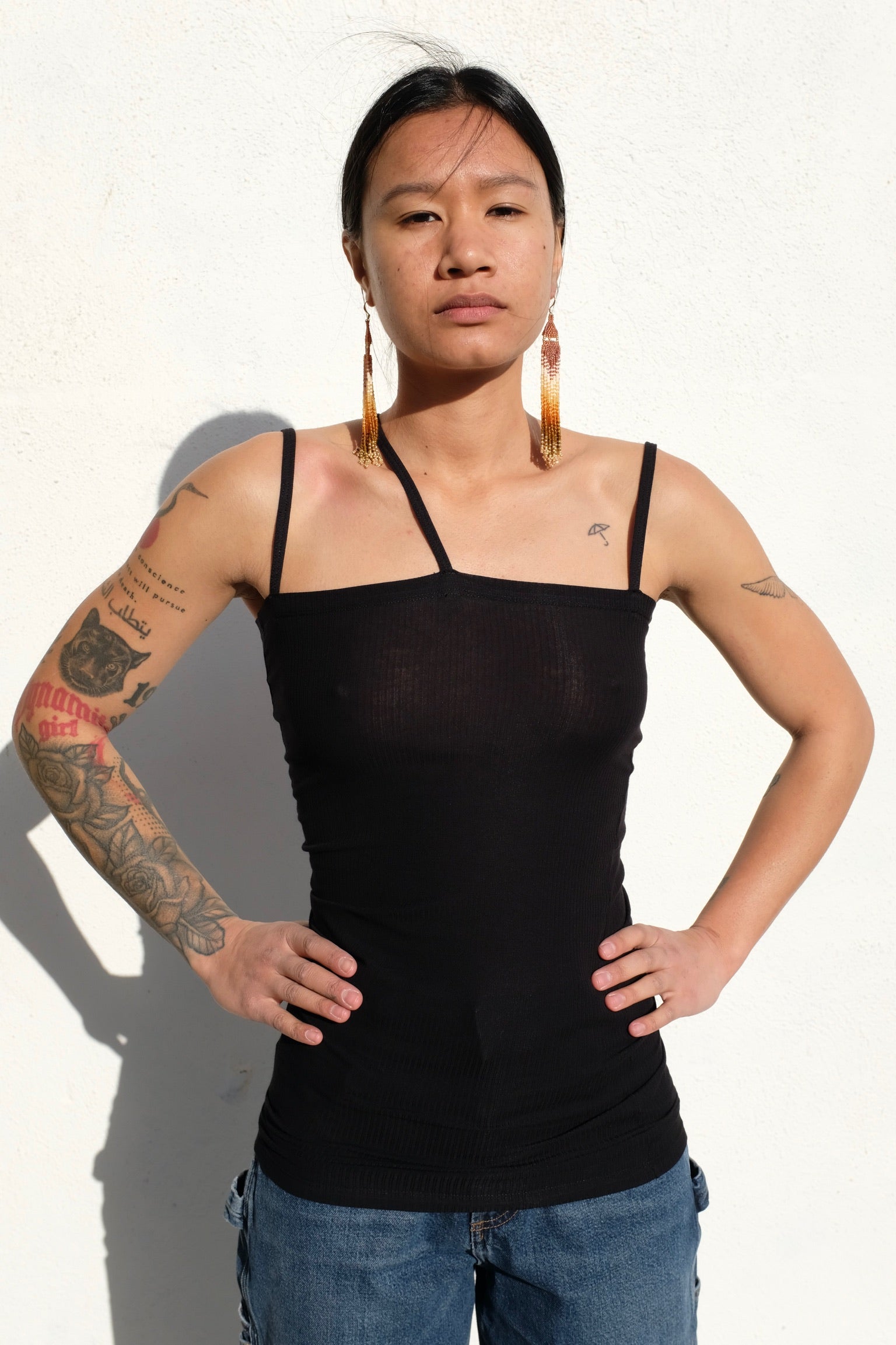 【Baserange】NIDA TANK Mサイズ タグ付け NIDA-Tank---Black-