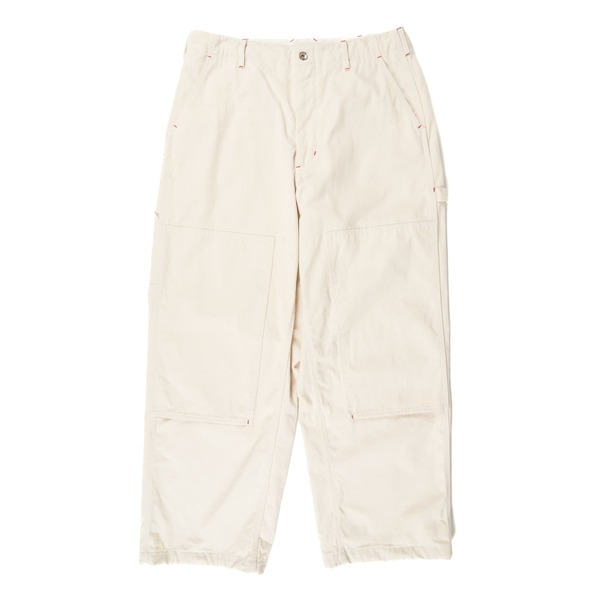 CHINO HALF PAINTER PANTS / BLK