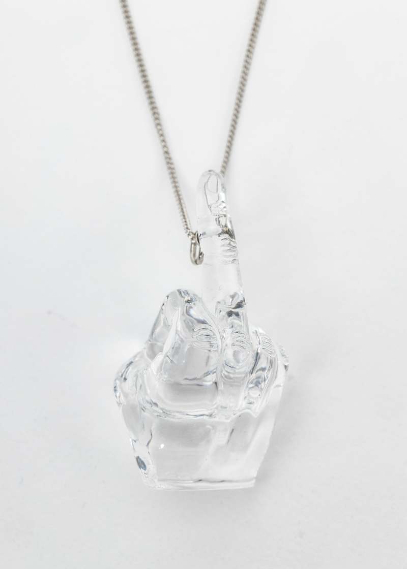 Y/PROJECT Mini FUCK U ネックレス Y/Project Mini Fuck You Pendant Necklace – TRENDS