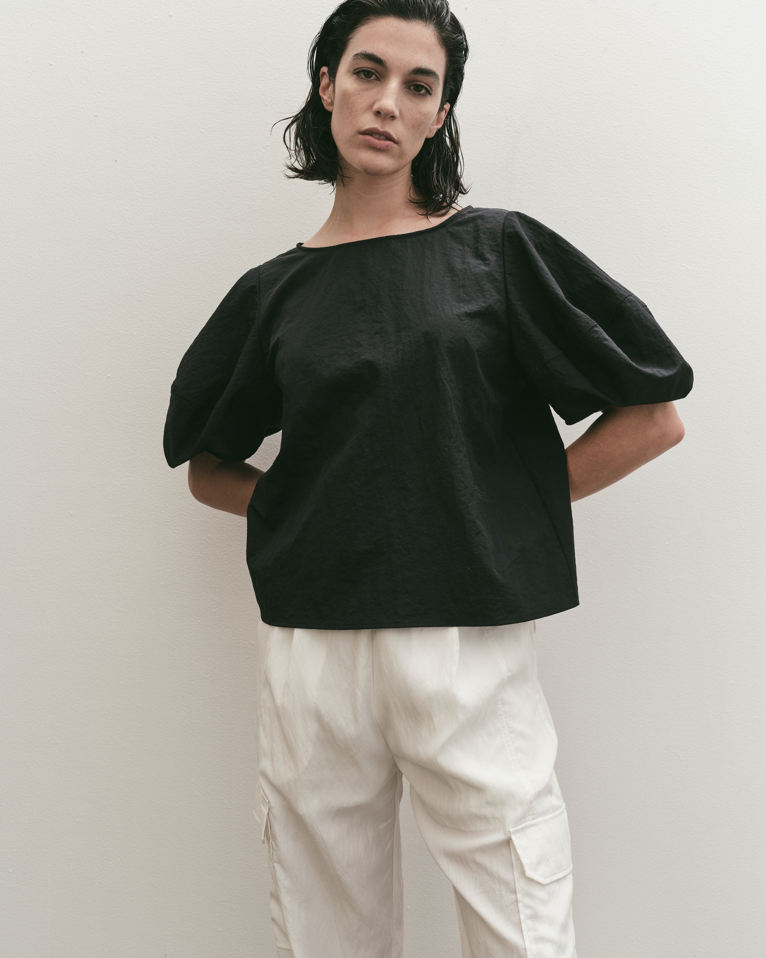 mijeong-park-balloon-sleeve-blouse-dark-navy-garmentory