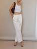 Sophie Rue Linen High Waist Pants - White - Thumbnail 5