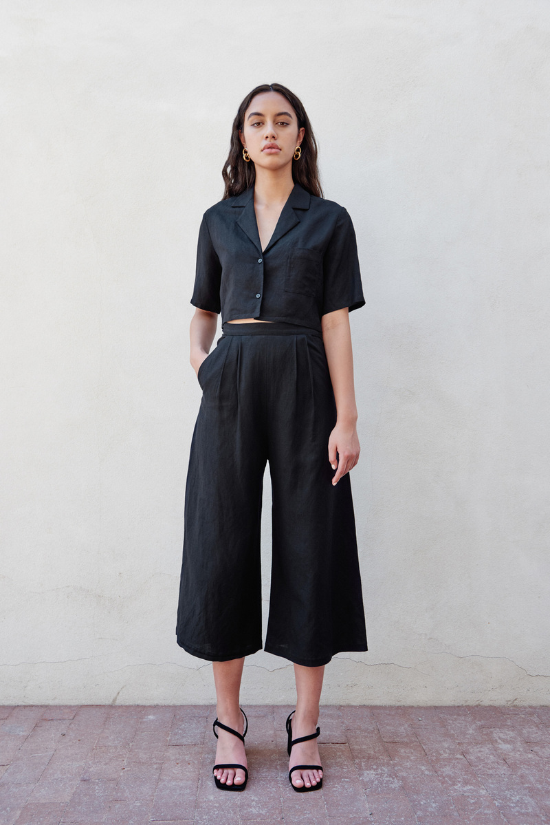 First Rite Crop Culotte | Garmentory