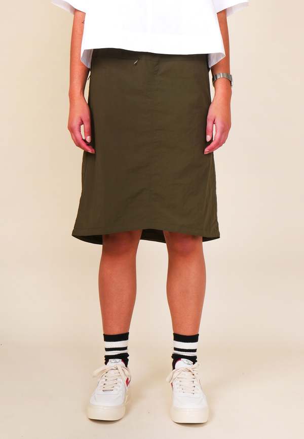 Gramicci Women's Nylon Packable Midi Skirt - Sand