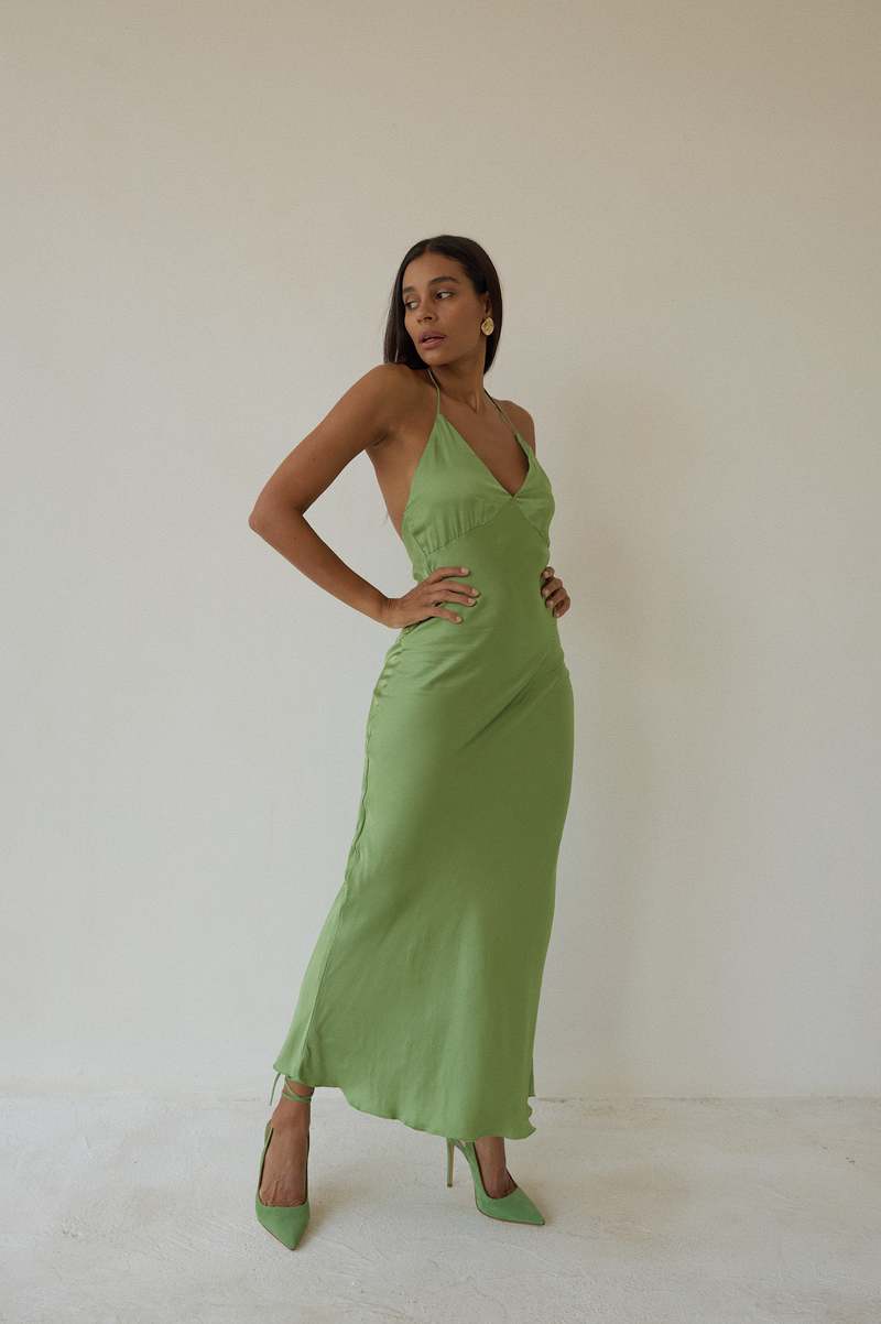 BAHHGOOSE FAI DRESS - Cactus BAHHGOOSE FAI DRESS - Cactus
