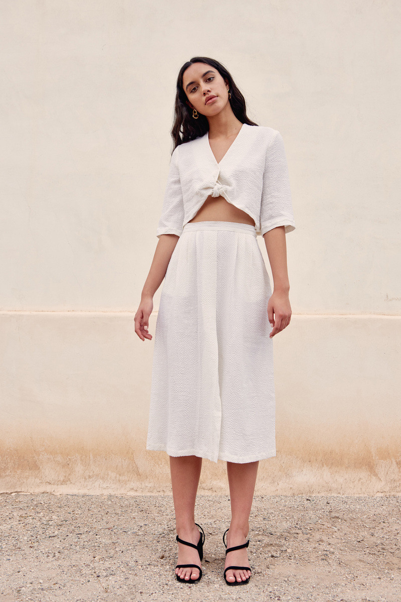 First Rite Tie Blouse