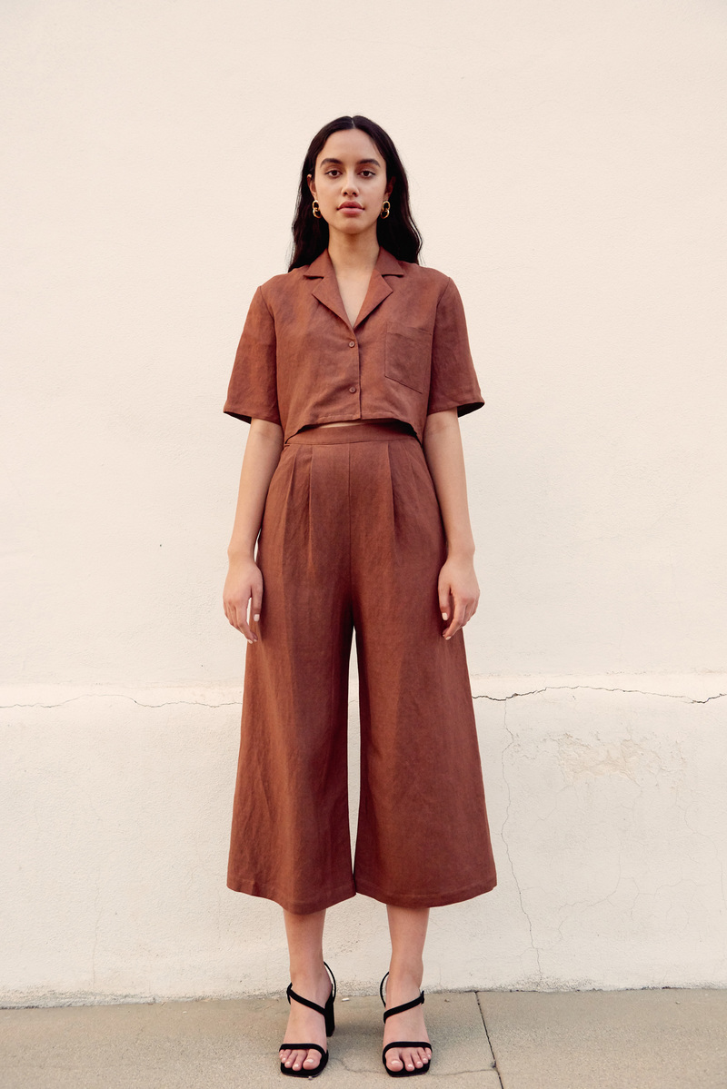 First Rite Crop Blouse First Rite Crop Blouse