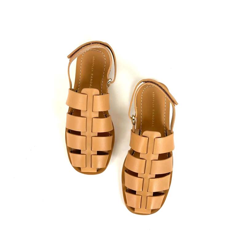 Loeffler Randall Sawyer Caged Sandal - Honey