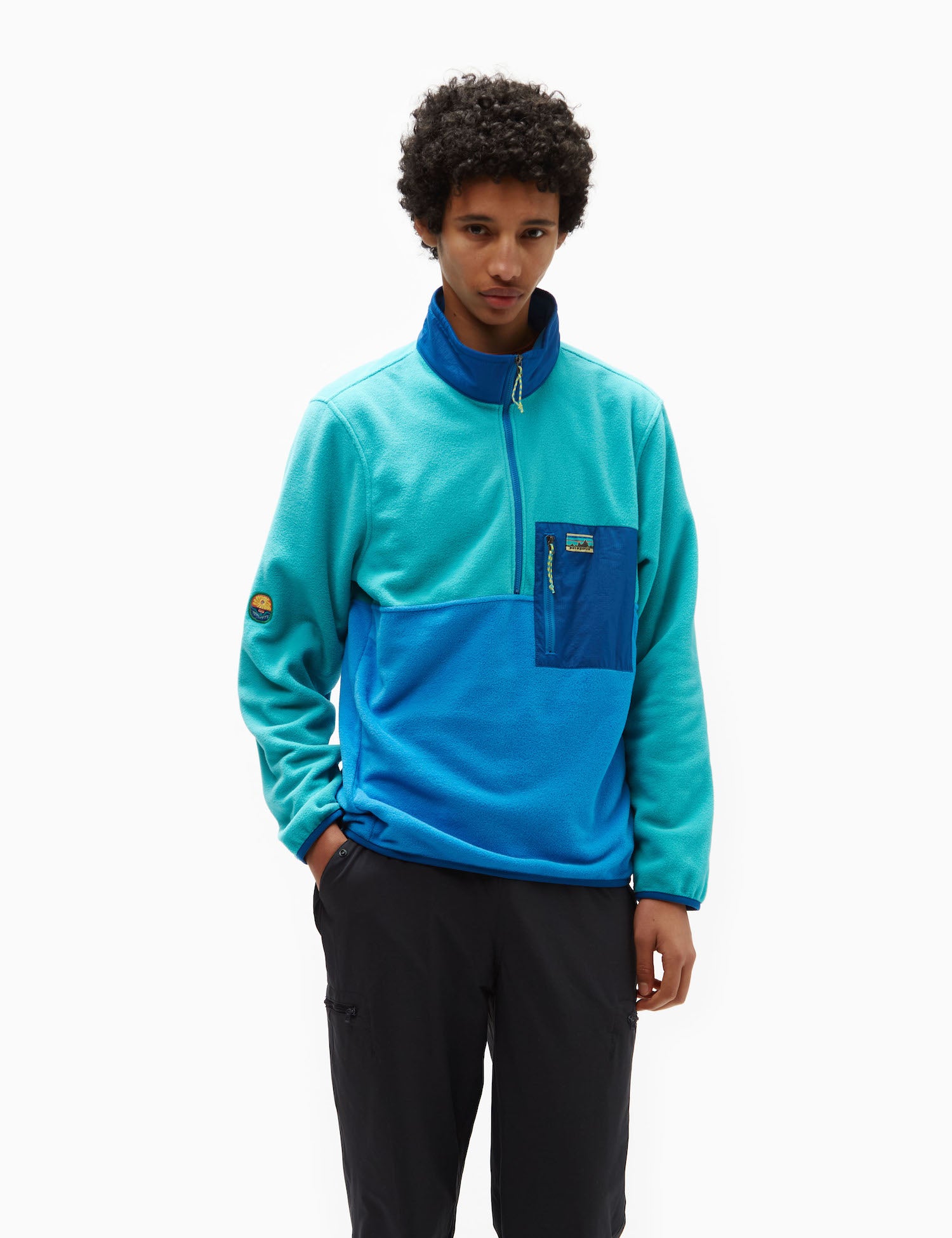 Patagonia Microdini Zip Fleece Pullover - Vessel Blue | Garmentory