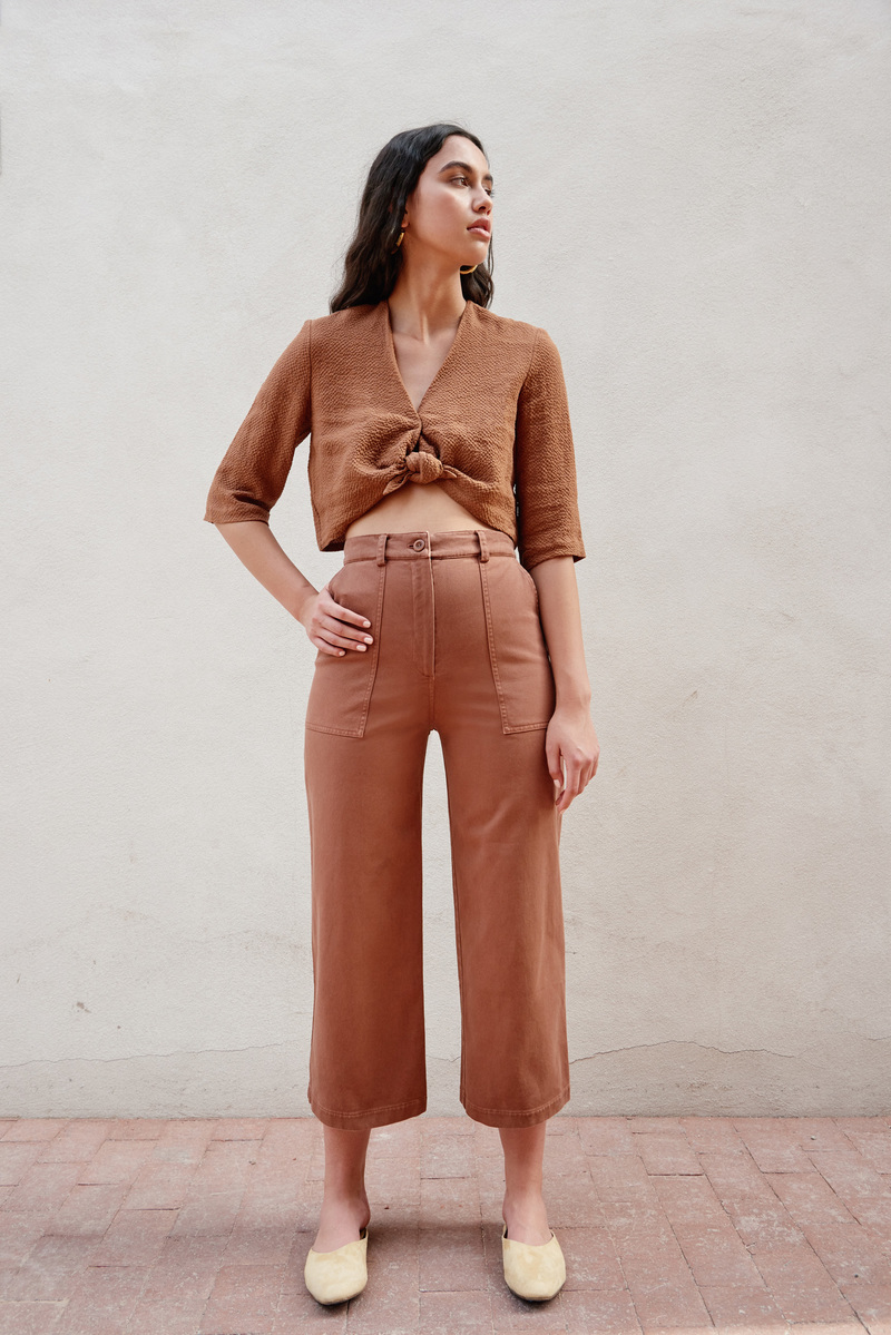First Rite Tie Blouse