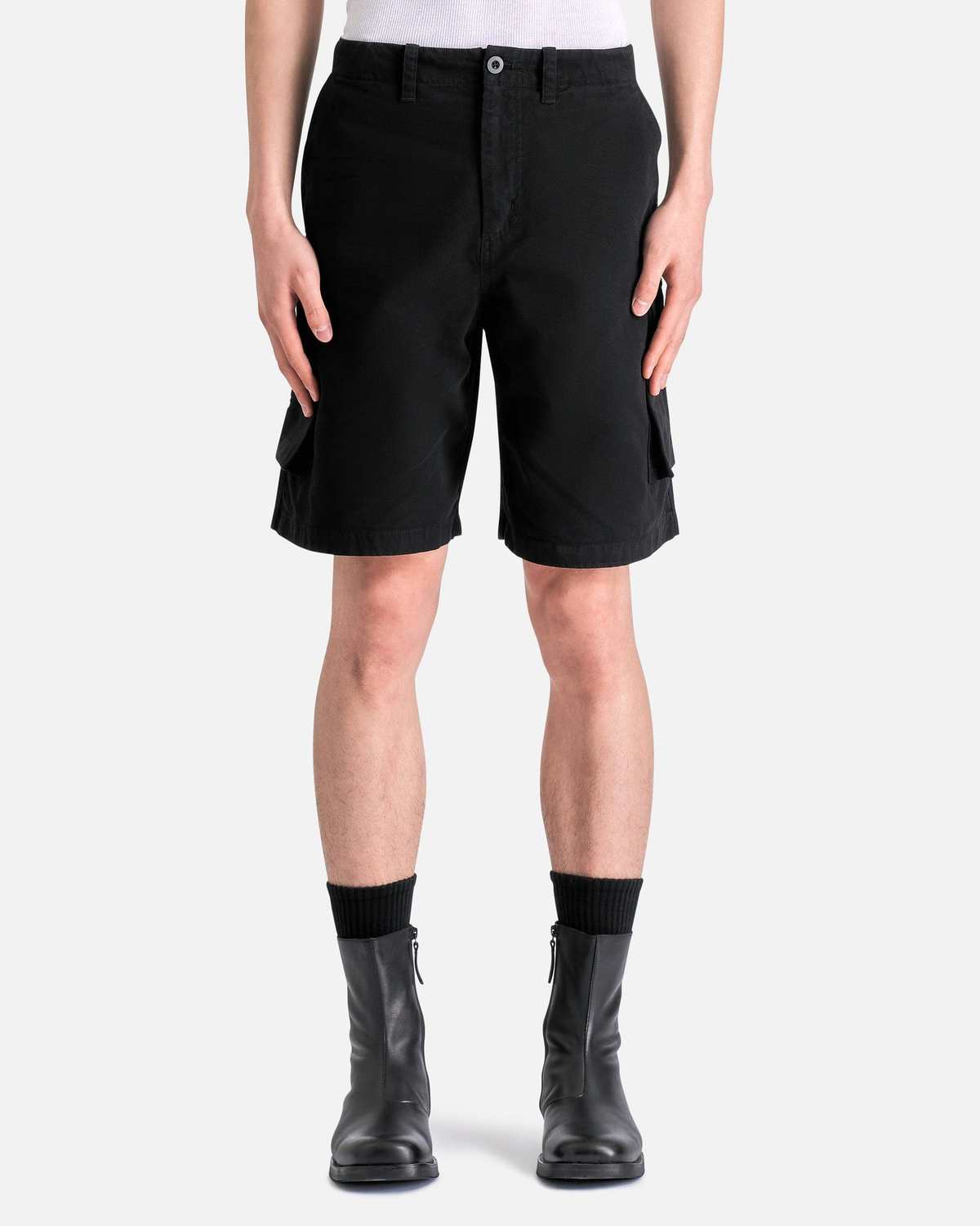 パンツ OUR LEGACY mount shorts Black canvas Our Legacy - Mount Shorts Black Canvas