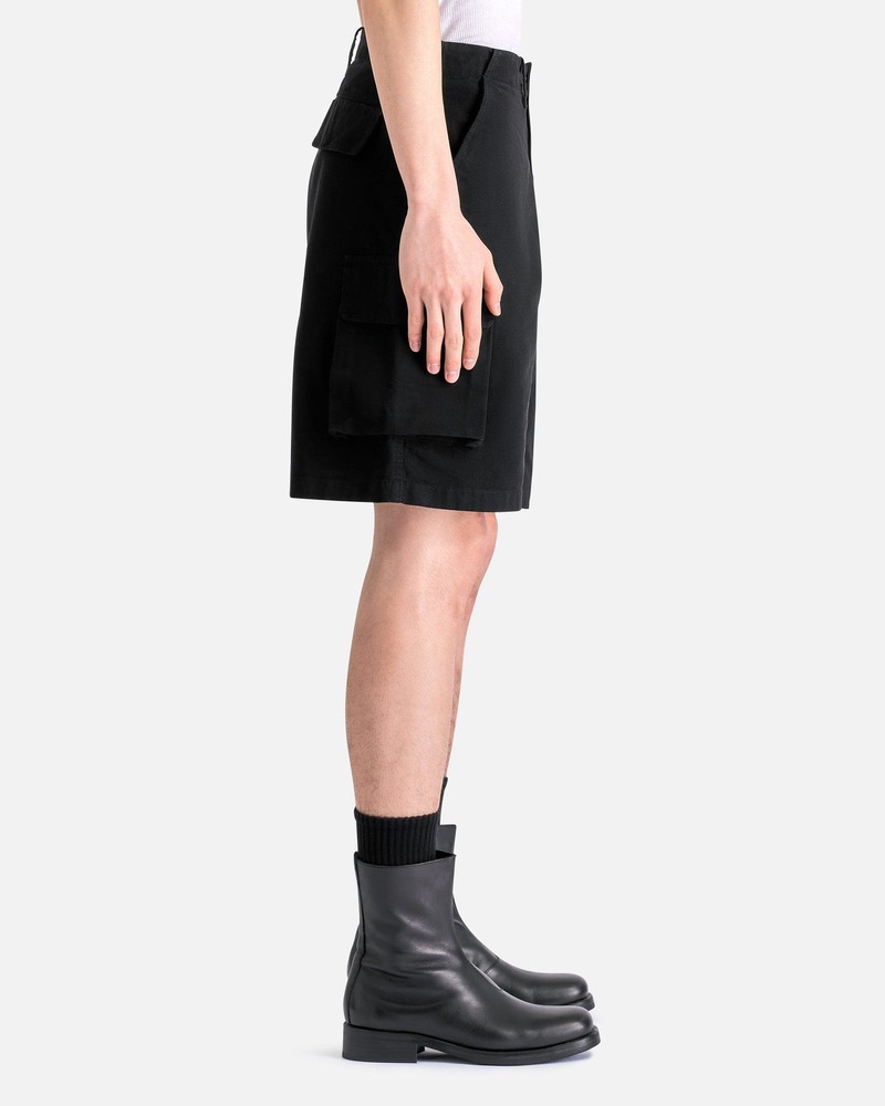 Our Legacy Mount Canvas Shorts - Black | Garmentory