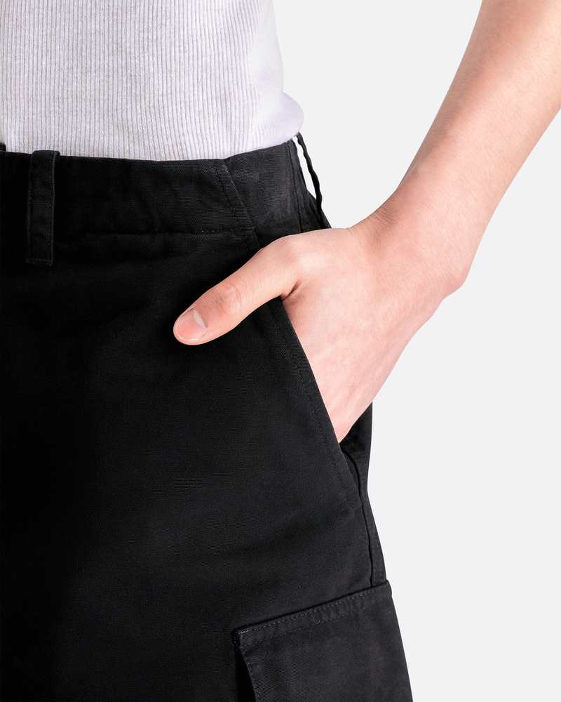 Our Legacy Mount Canvas Shorts - Black | Garmentory