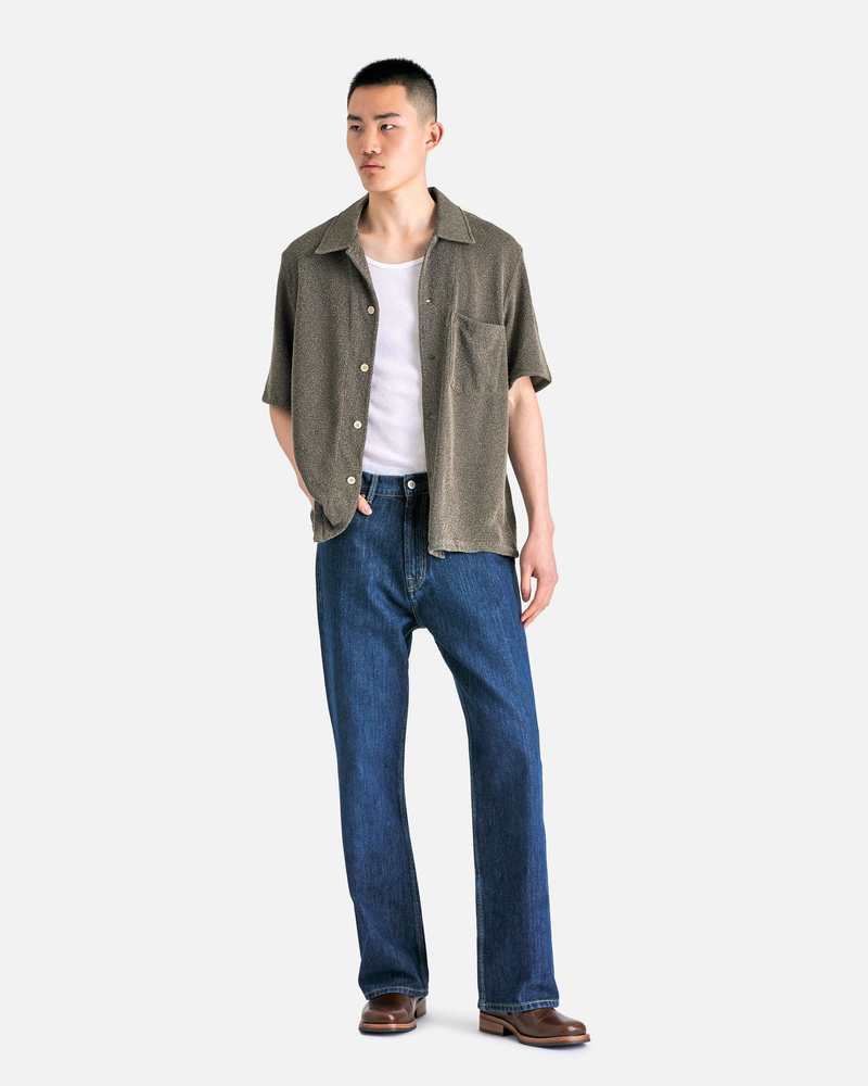 Our Legacy Third Cut Chain Twill Jeans - Deep Blue | Garmentory